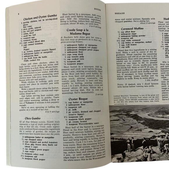 The Southern Cookbook 250 Fine Old Recipes Culinary Arts Press Paperback 1976 - Picture 4 of 9